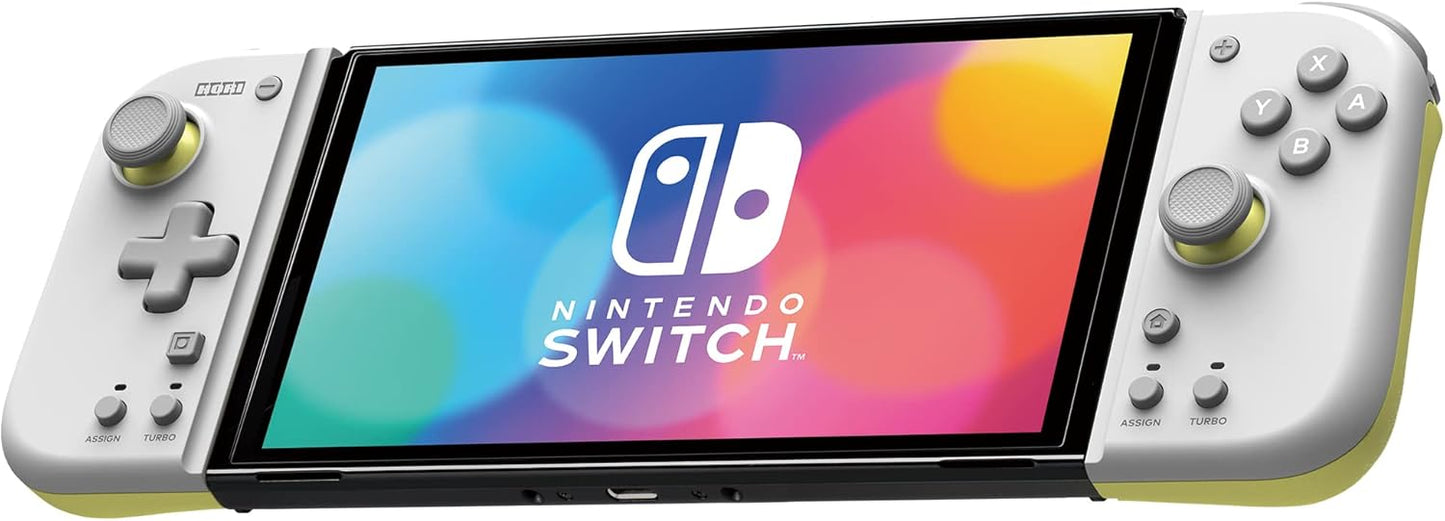 Switch Hori Split Pad Com Gris Claro y amarillo portatil