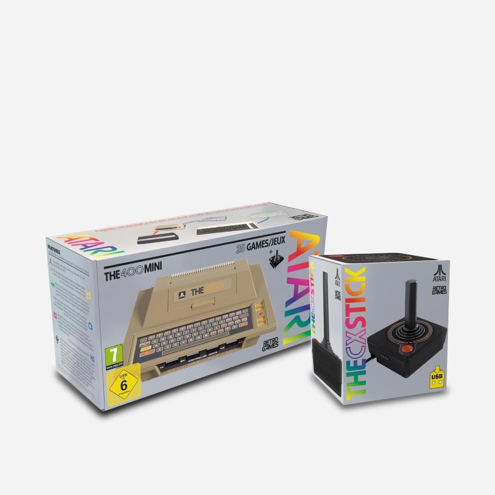 ATARI PACK: THE400 mini + THECXSTICK Joystick