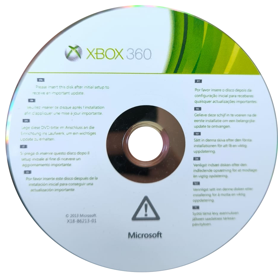 X360 CD Raro de actualización