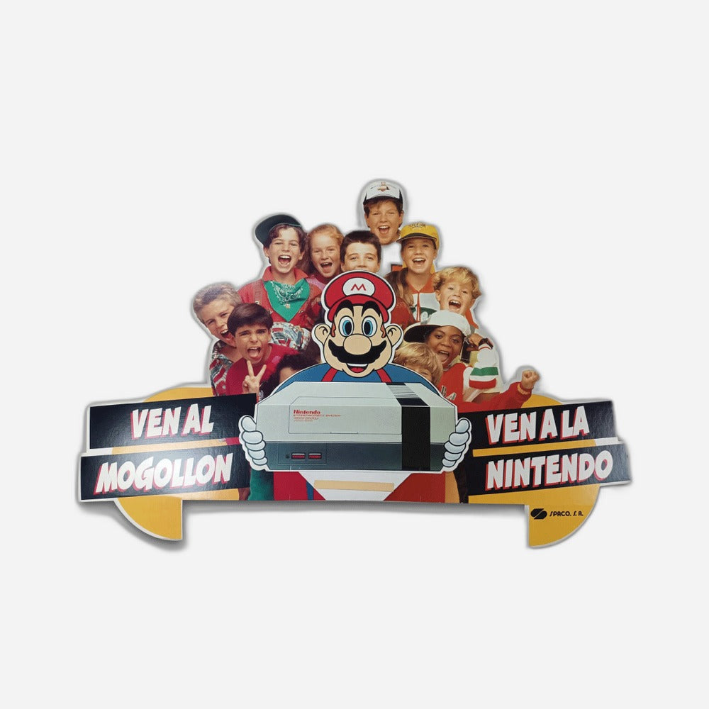 Cartel SPACO Ven al Mogollon Ven a la Nintendo
