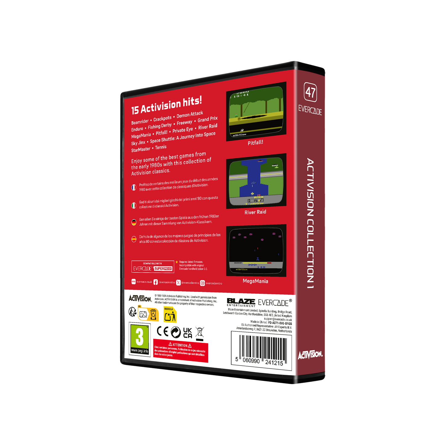 Cartucho Evercade Activision Collection 1