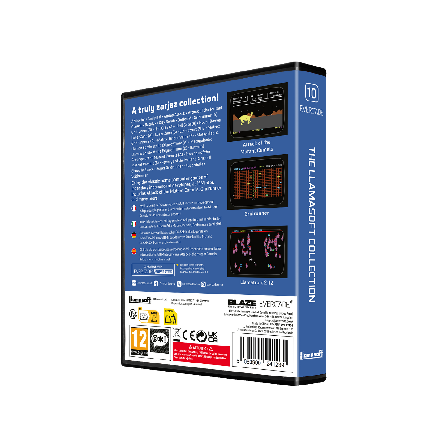 Cartucho Evercade The Llamasoft Collection
