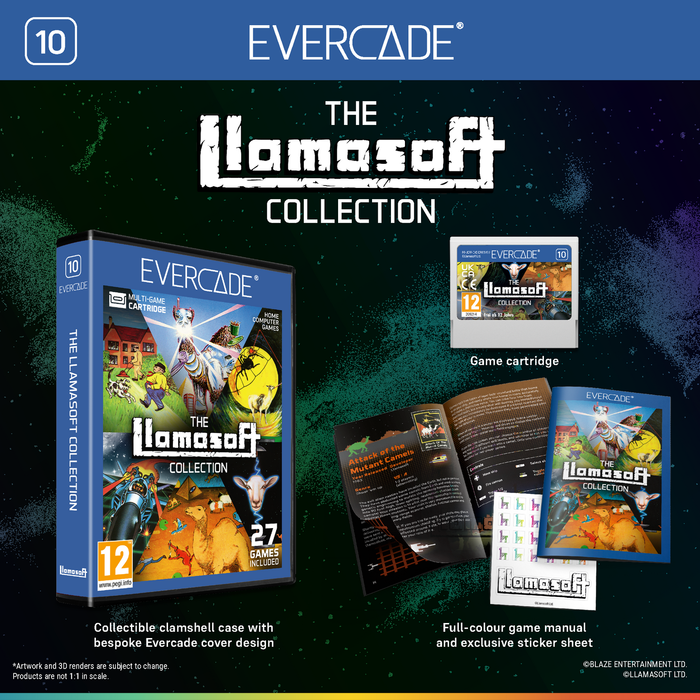 Cartucho Evercade The Llamasoft Collection