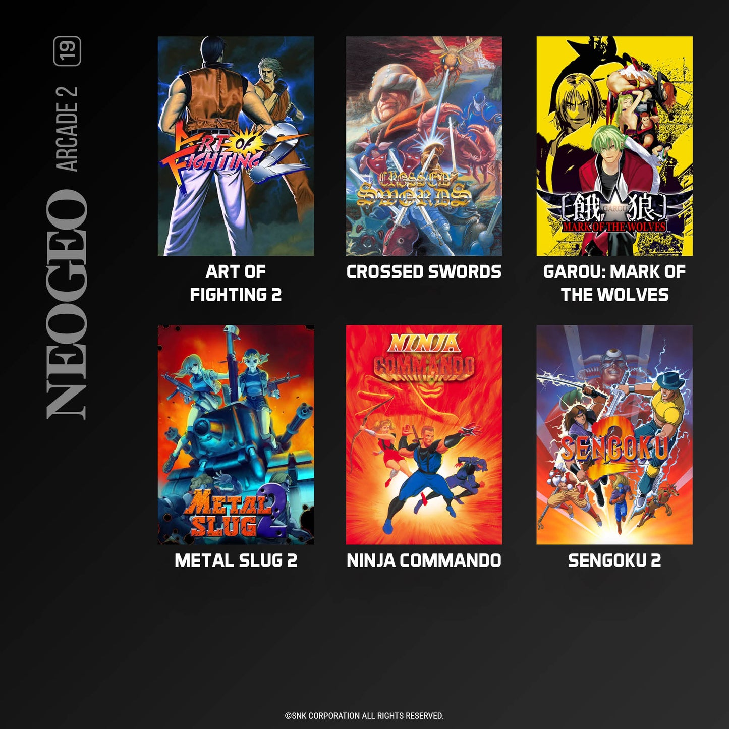 Cartucho Evercade NEOGEO Arcade 2
