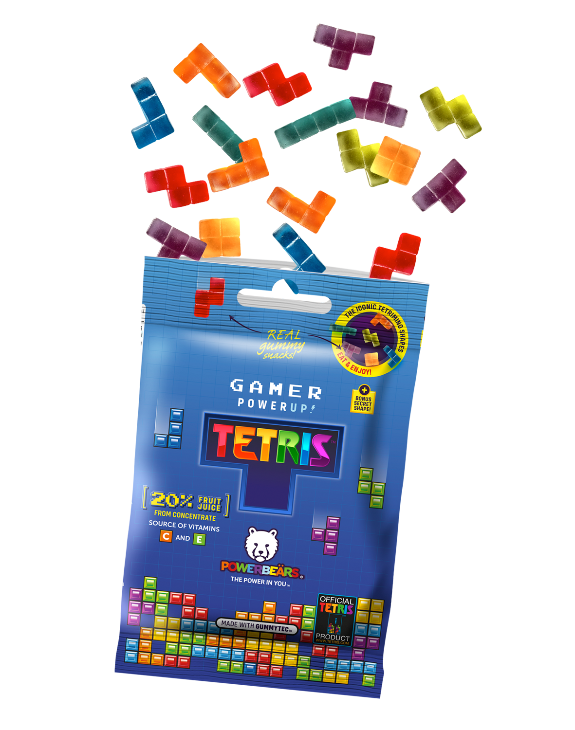 Gominolas Tetris (pack de 12 x 50g)