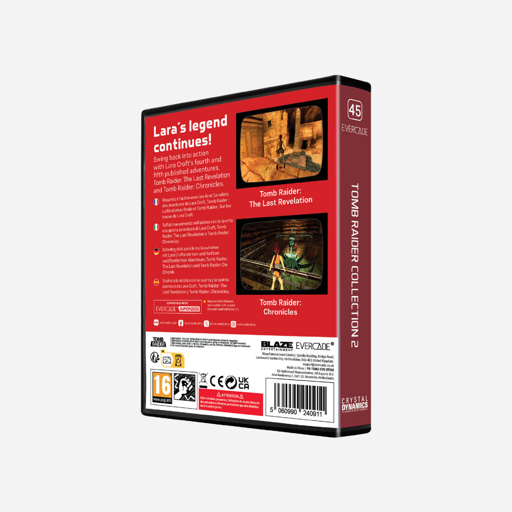 Cartucho Evercade Tomb Raider Collection 2