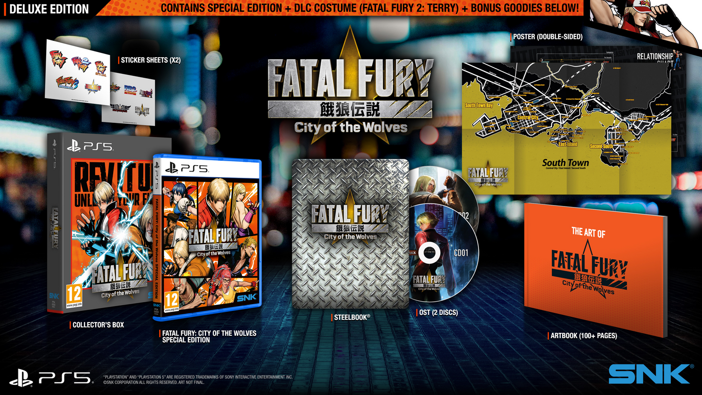 PS5 FATAL FURY: City of the Wolves Edición Deluxe
