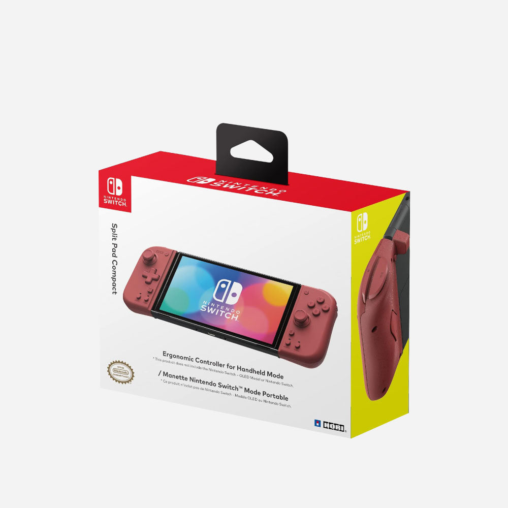 Switch Hori Pad Compact Rojo melocotón