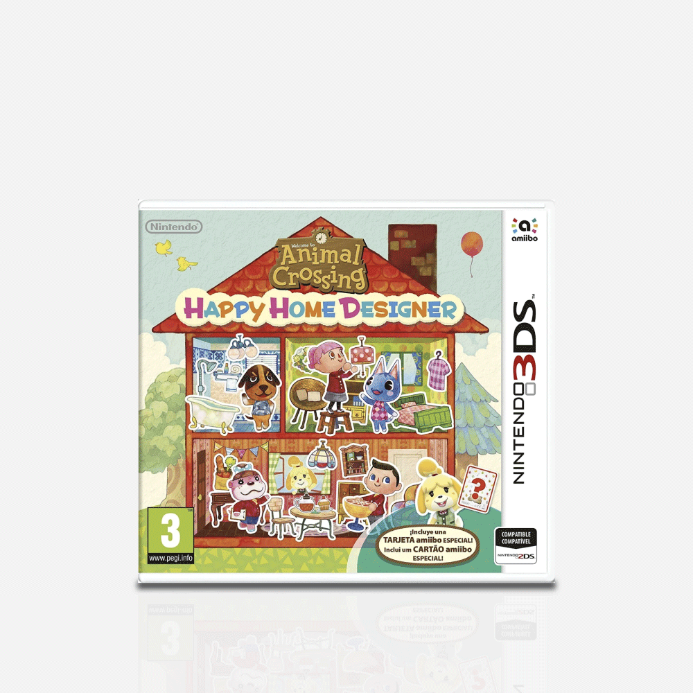 3DS Animal Crossing: Happy Home Designer+1 tarjeta amiibo