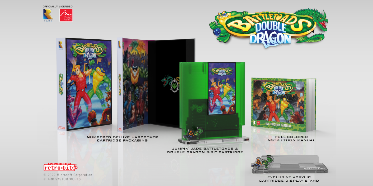 NES Battletoads Double Dragon Edición Limitada