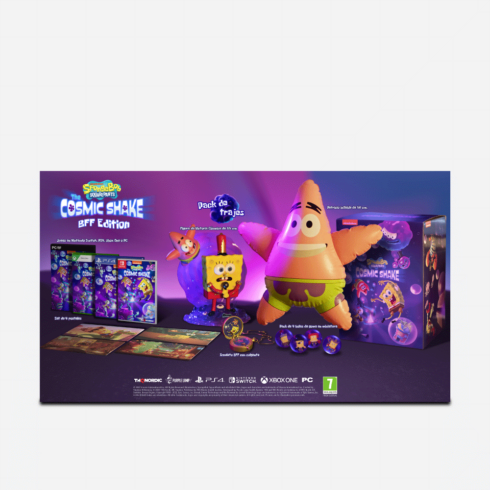 PS4 SpongeBob Square Pants Cosmic Shake BFF edition (edición coleccionista)
