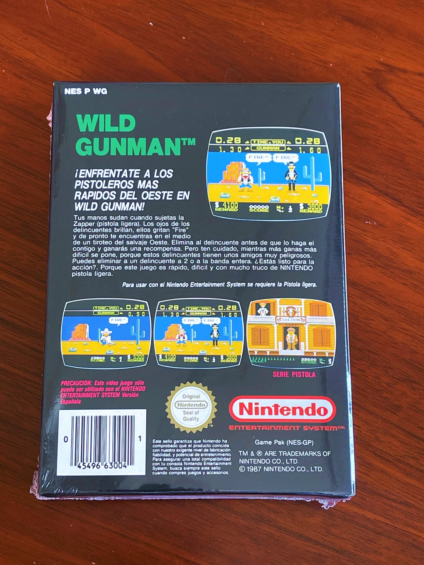 NES Wild Gunman - Caja Sellada (6 Unidades) | Edición de Colección