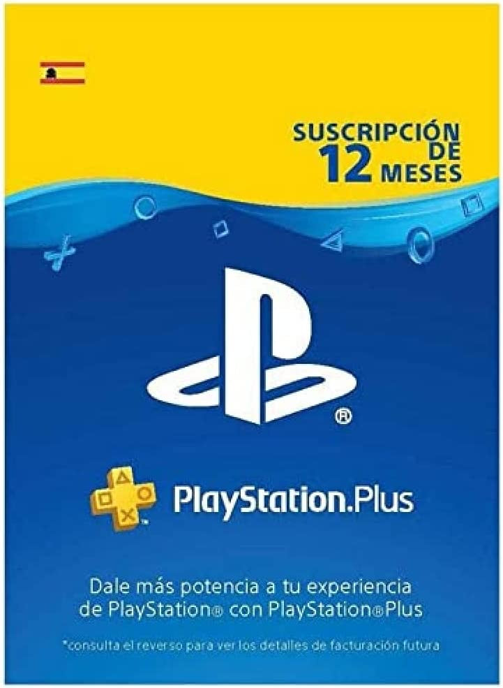 PS3 PS4 PS5 PSVITA PlayStation Plus Suscripción de 12 meses (tarjeta física)