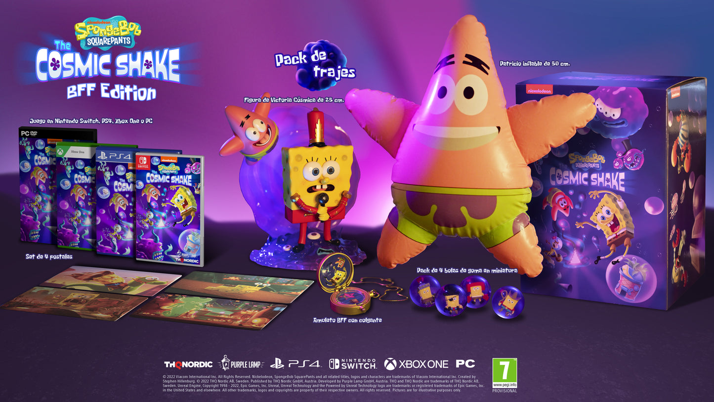 PS4 SpongeBob Square Pants Cosmic Shake BFF edition (edición coleccionista)