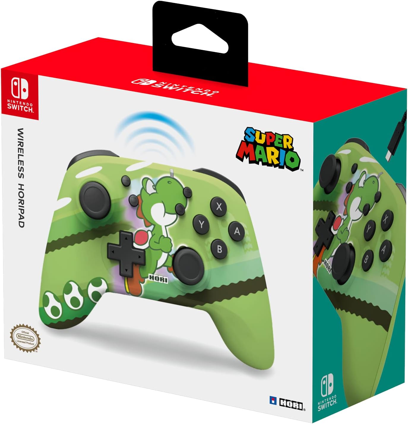 Hori Mando Inalámbrico Yoshi Licencia Oficial Nintendo Switch