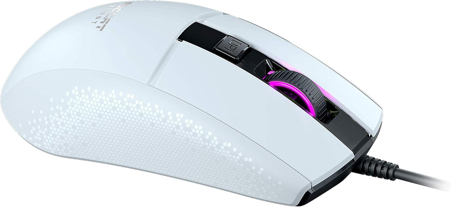 PC Roccat Burst Core Ratón Blanco