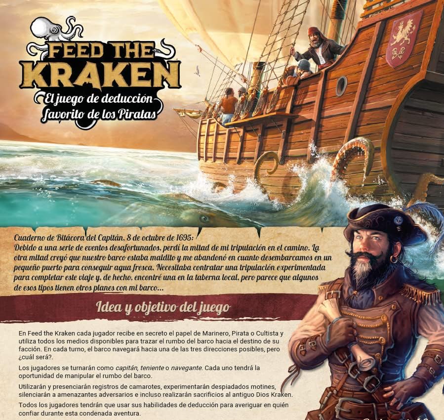 Juego de Mesa Feed The Kraken: Edición Deluxe