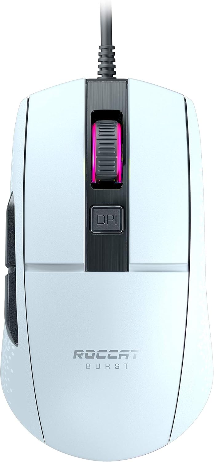 PC Roccat Burst Core Ratón Blanco