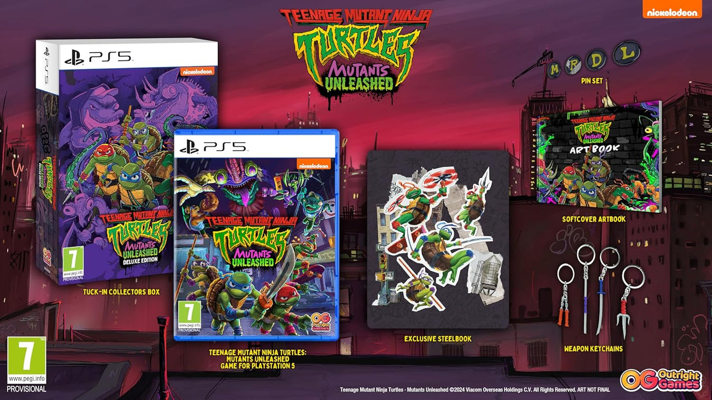 PS5 Teenage Mutant Ninja Turtles: Mutants Unleashed - Deluxe Edition