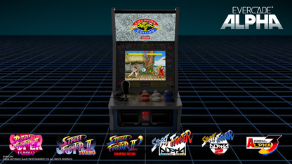 Evercade Alpha Street Fighter Bartop Arcade