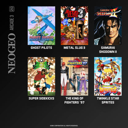 Cartucho  Evercade NEOGEO Arcade 3