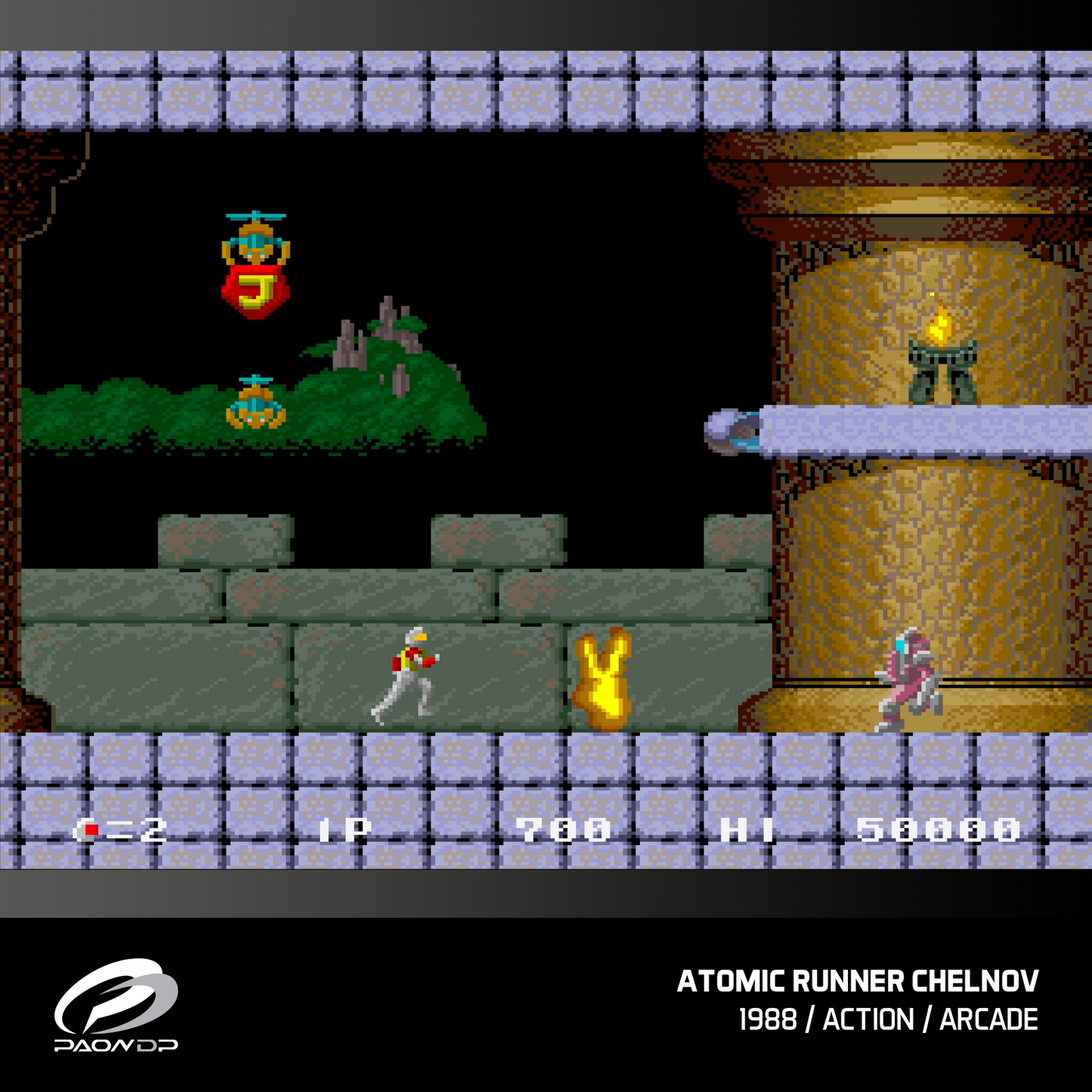 Cartucho Evercade Windjammers Karnov & Friends