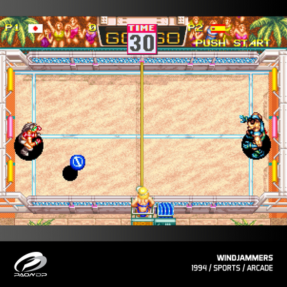 Cartucho Evercade Windjammers Karnov & Friends