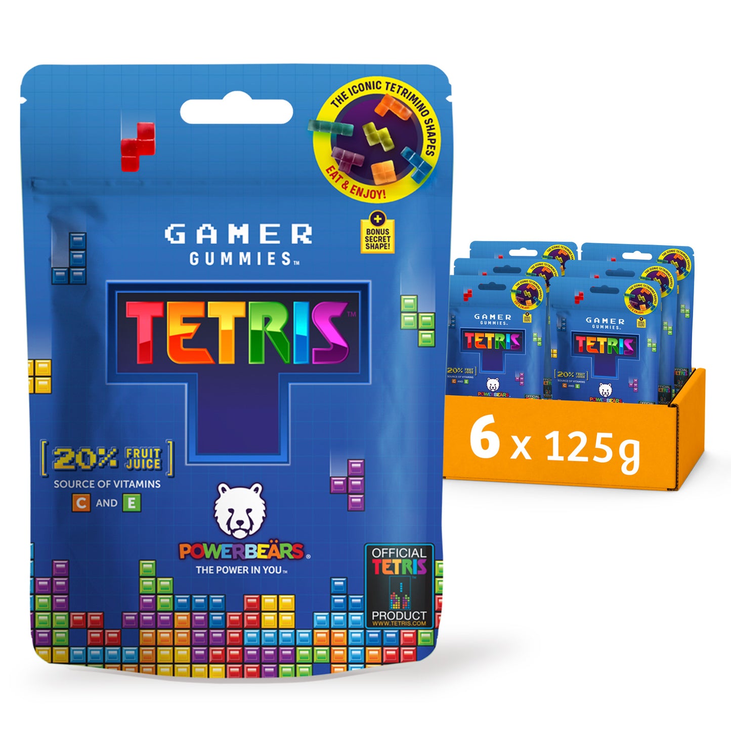Gominolas Tetris (pack de 6 x 125g)