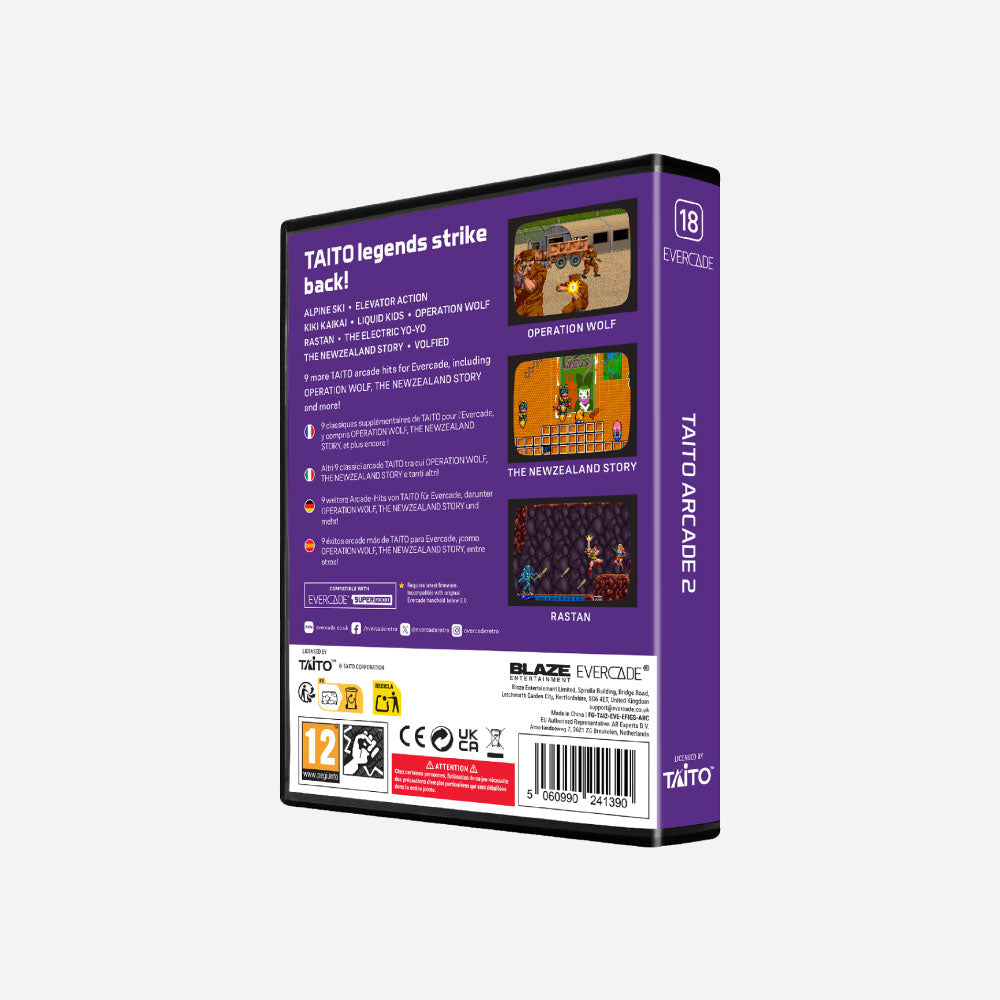 Cartucho Evercade Taito Arcade 2