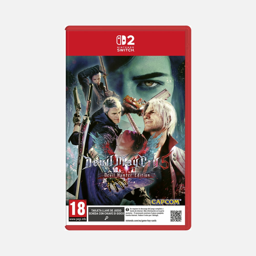 Nintendo Switch 2 DMC5 Devil Hunter Edition packshot