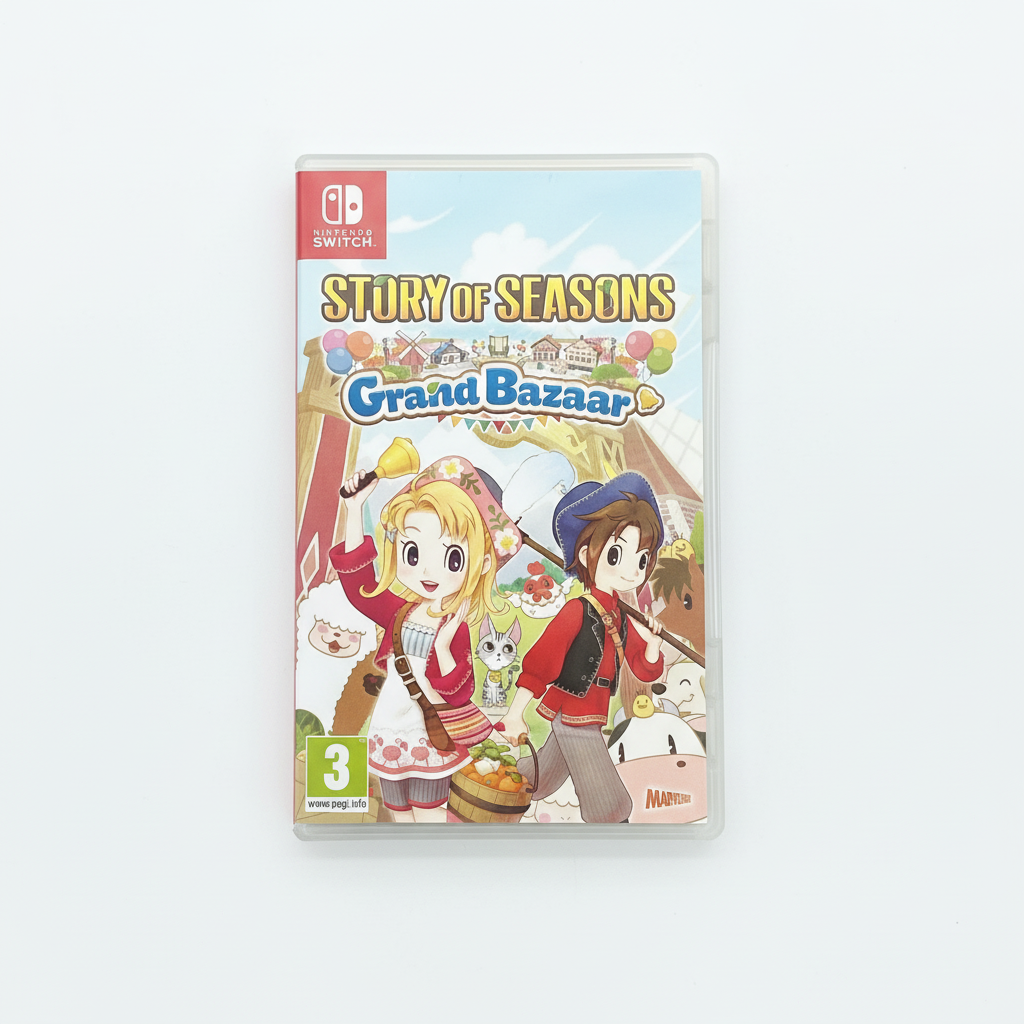 Story of Seasons Grand Bazaar Nintendo Switch carátula
