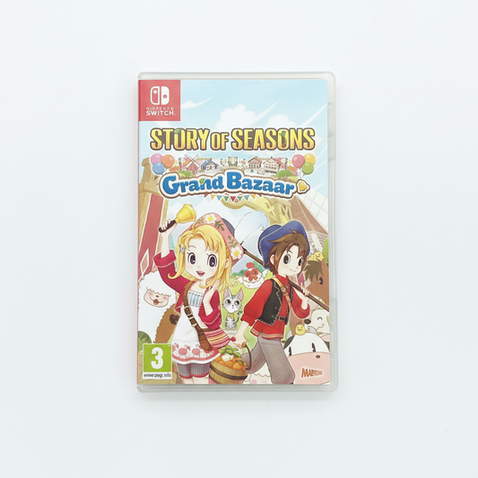 Story of Seasons Grand Bazaar Nintendo Switch carátula