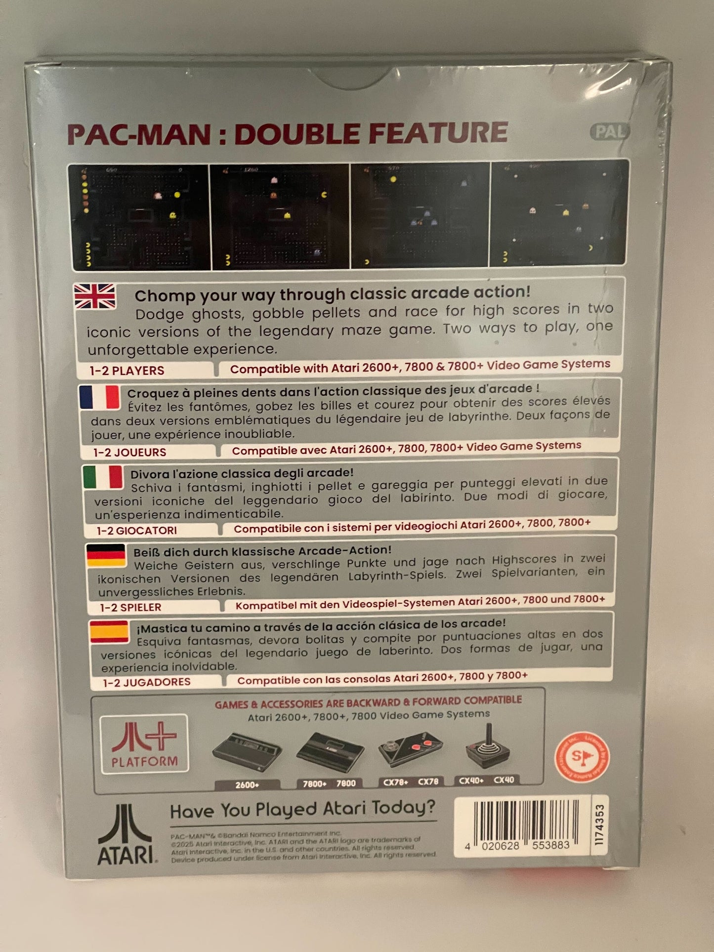 Atari 7800 Pac-Man Double Feature