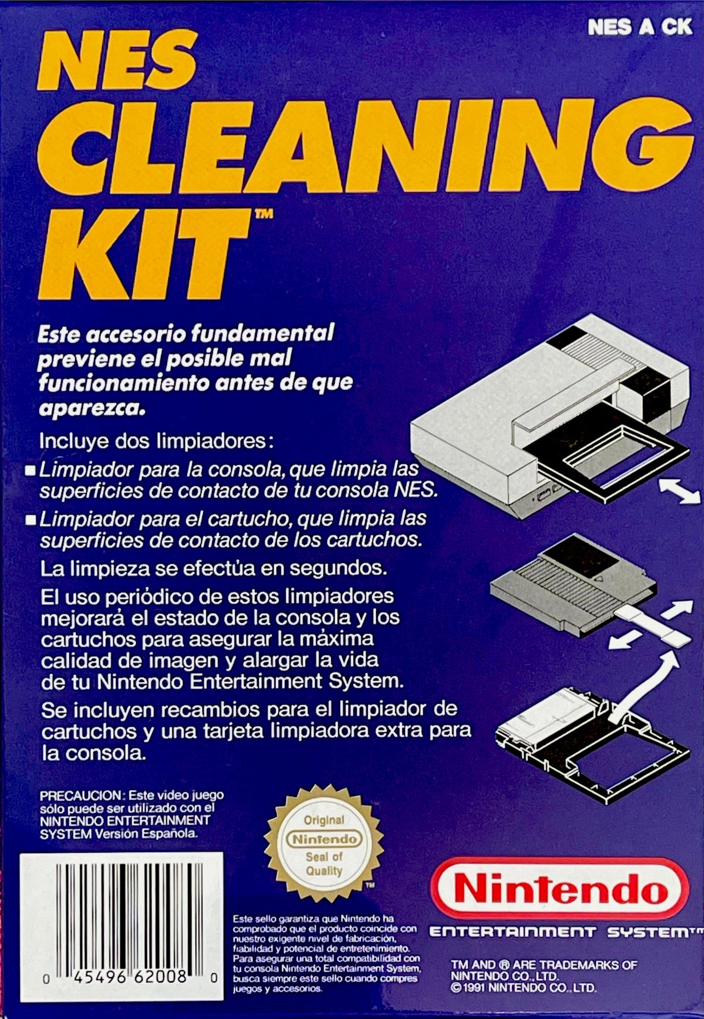 NES Cleaning Kit Caja Sellada de 6 unidades