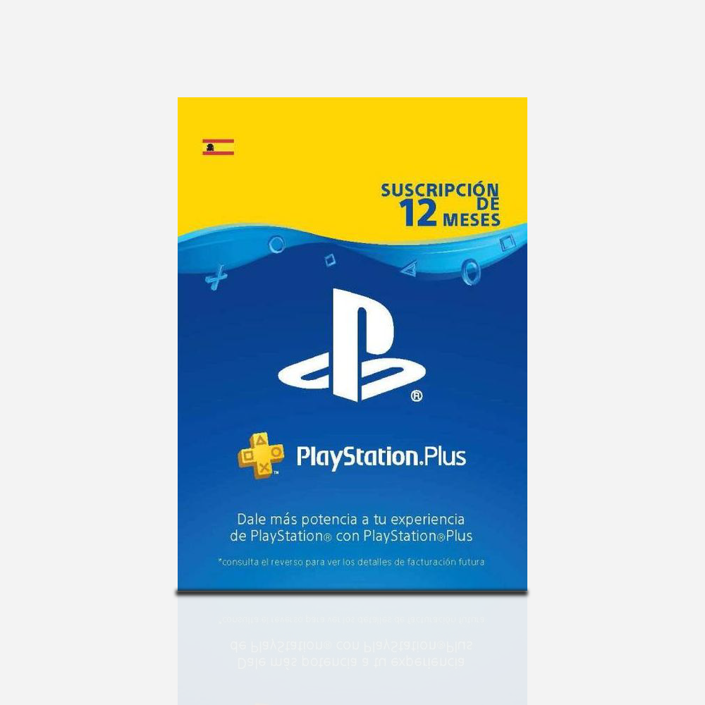 PS3 PS4 PS5 PSVITA PlayStation Plus Suscripción de 12 meses (tarjeta física)